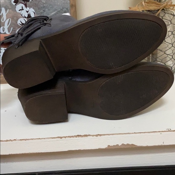 Gray ankle booties - Picture 4 of 8